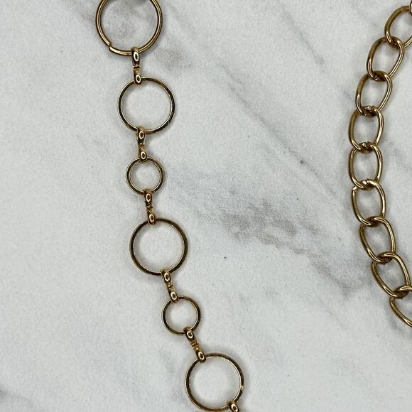 Dainty Skinny Hoop Gold Chain Link Belt ✨ - Picture 8 of 13